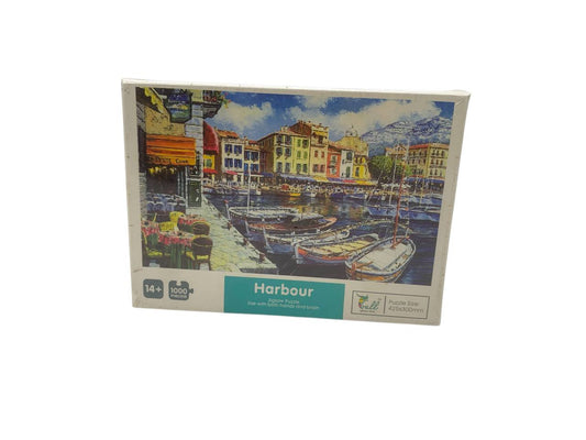 Mini puzzles 1000 pieces (Boat river)