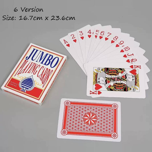 Jumbo Playing Cards (Size 16.7x23.6cm)