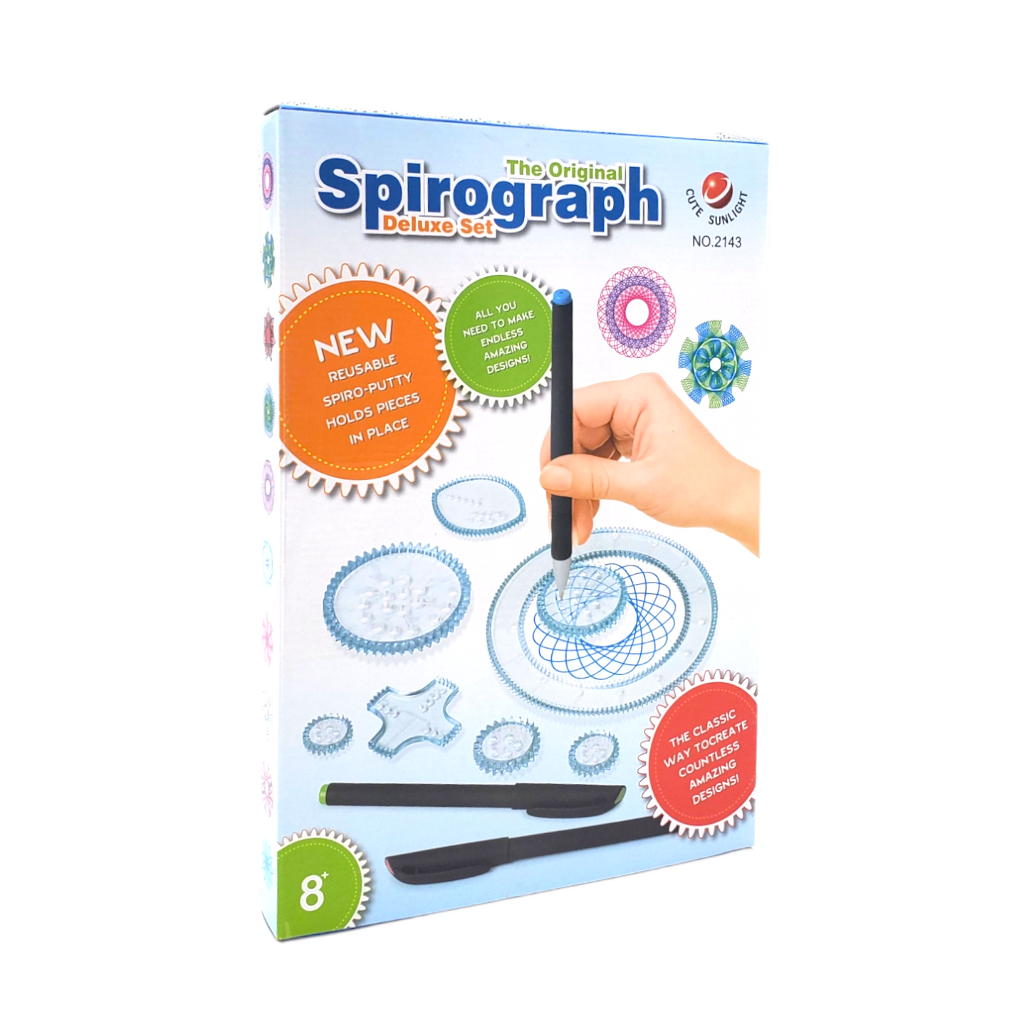 Spirograph with pen