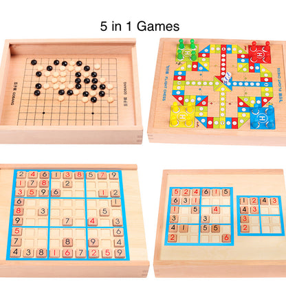 Sudoku 5in1 Games with Go Bang and Flying Chess