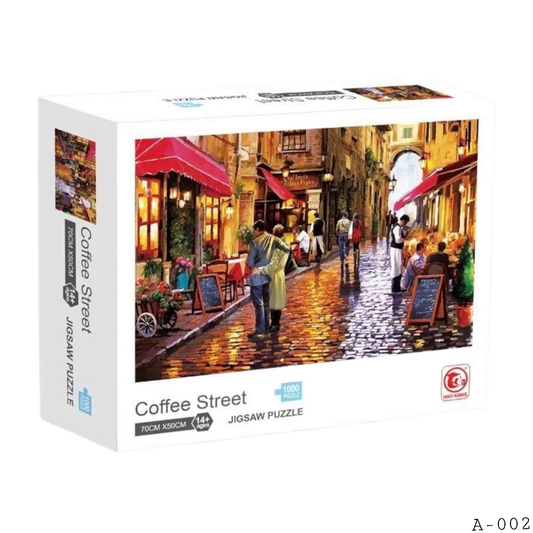 Coffee street Puzzle 1000 Pieces