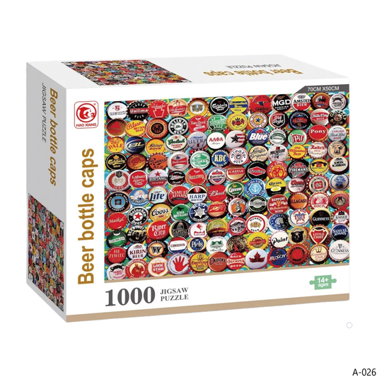 Beer Bottle caps Puzzle 1000 Pieces