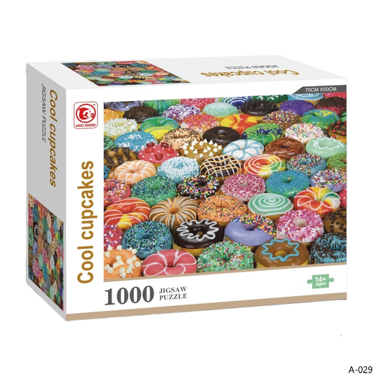 Color Donuts Puzzle 1000 Pieces