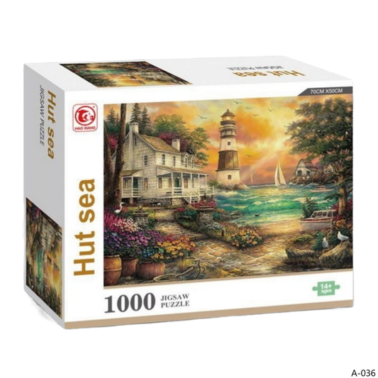 Hut Sea Puzzle 1000 Pieces