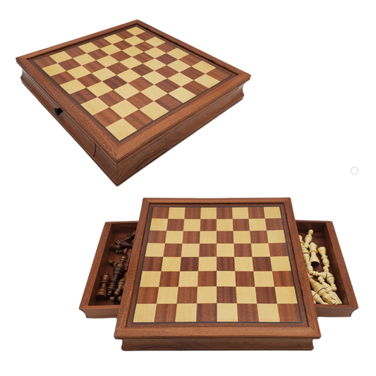 Wooden Chess Non folding Board 40cm