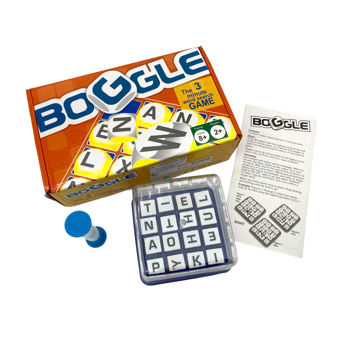 Boggle Game Empty Rack Boggle Yellow Box – Boardgames and Puzzles
