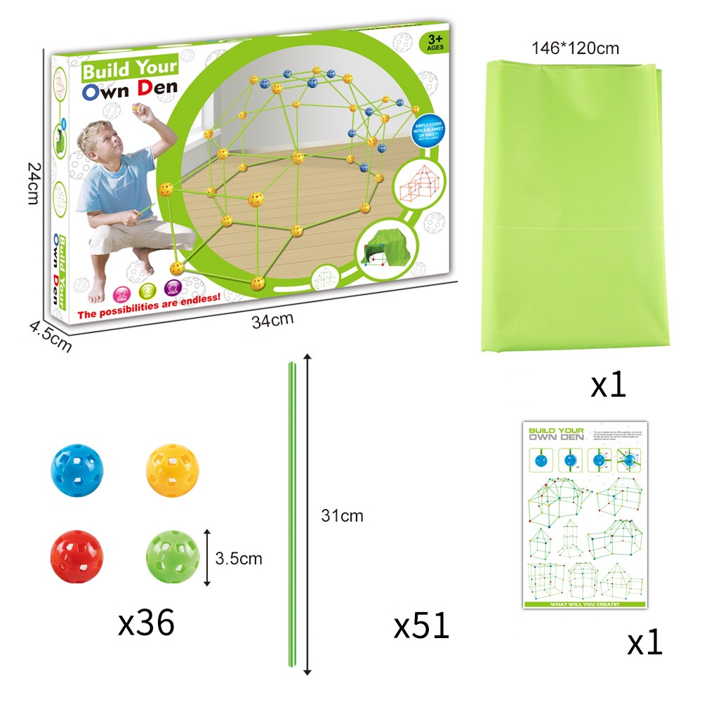Den Build Build Your Own Den – Boardgames and Puzzles