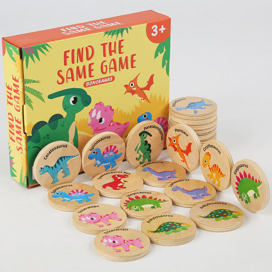 Find The Same Game Dinosaur World Matching Memory Game