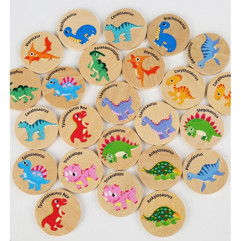 Find The Same Game Dinosaur World Matching Memory Game