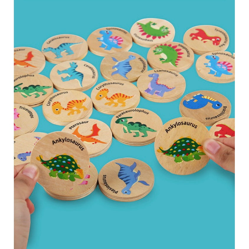 Find The Same Game Dinosaur World Matching Memory Game