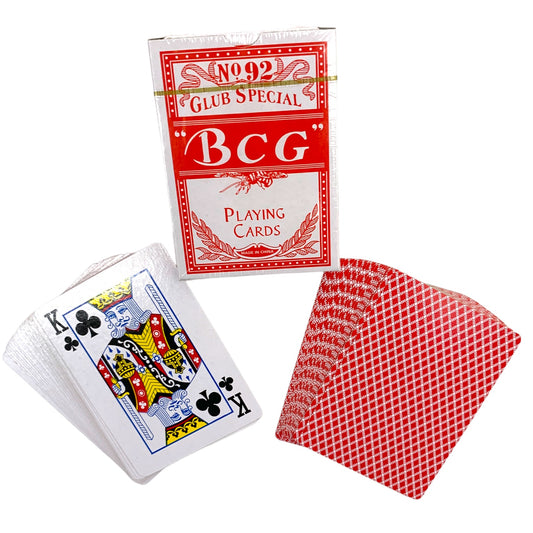 Paper Playing Cards Red