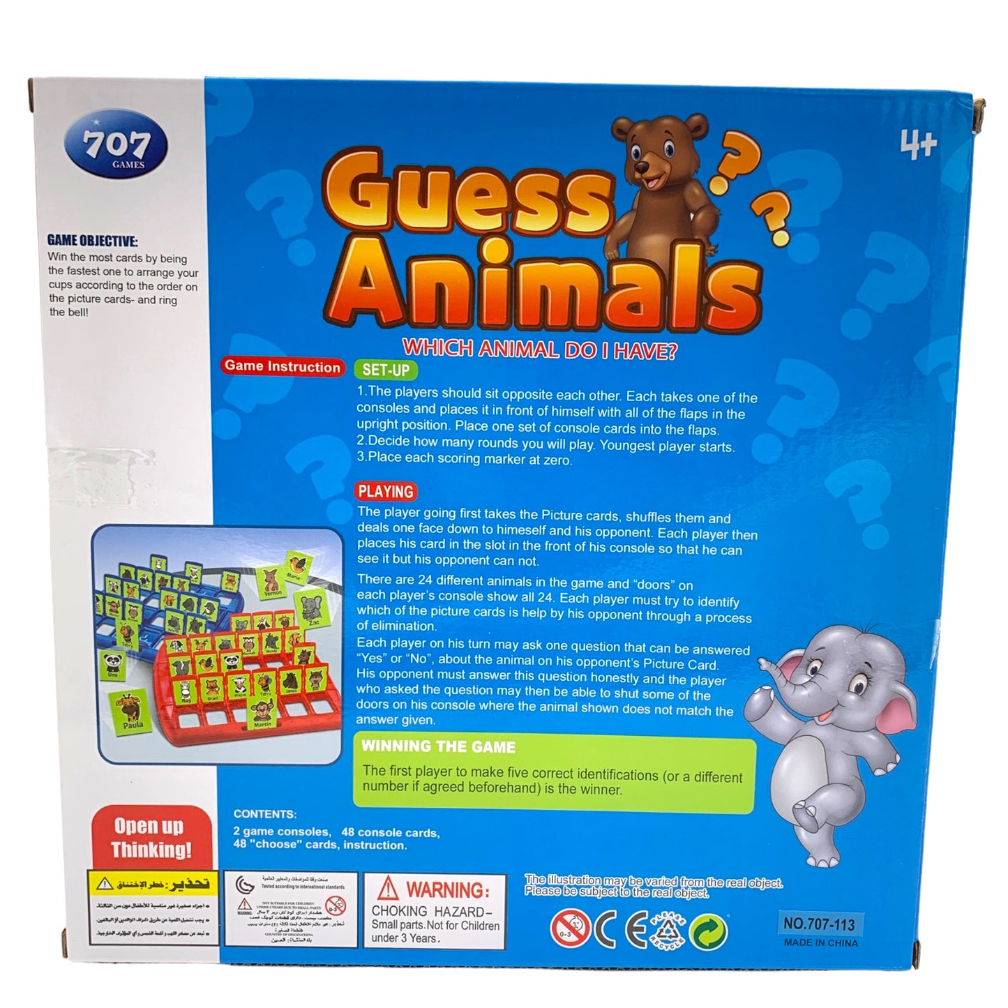 Guess Animal – Boardgames and Puzzles