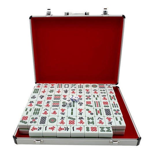 Mahjong With Aluminum Box 42mm 144 Tiles