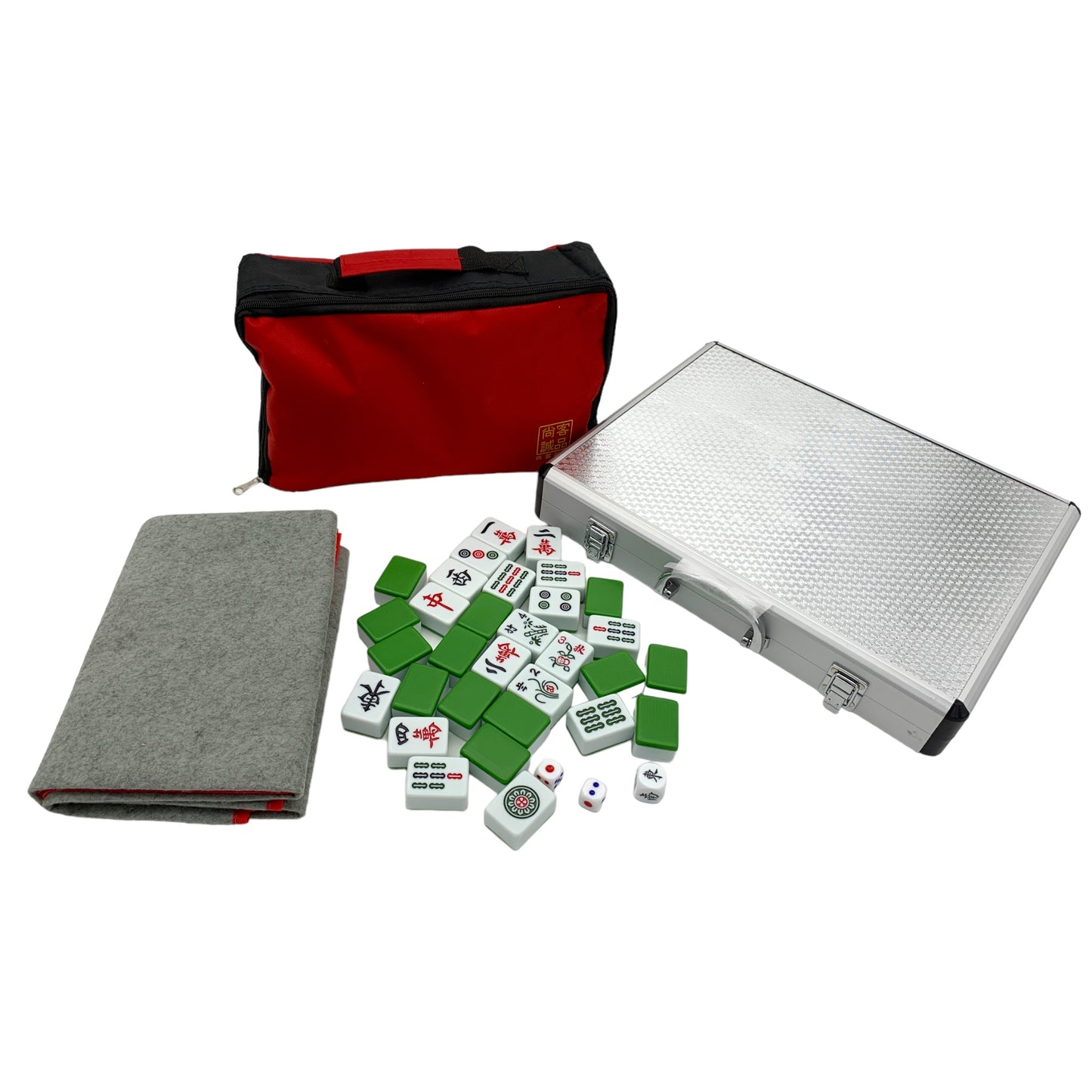 Mahjong With Aluminum Box 42mm 144 Tiles