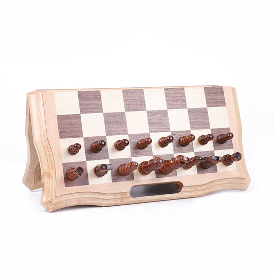 Wooden Chess Board with Handle