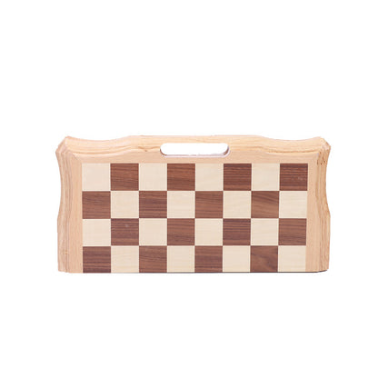 Wooden Chess Board with Handle