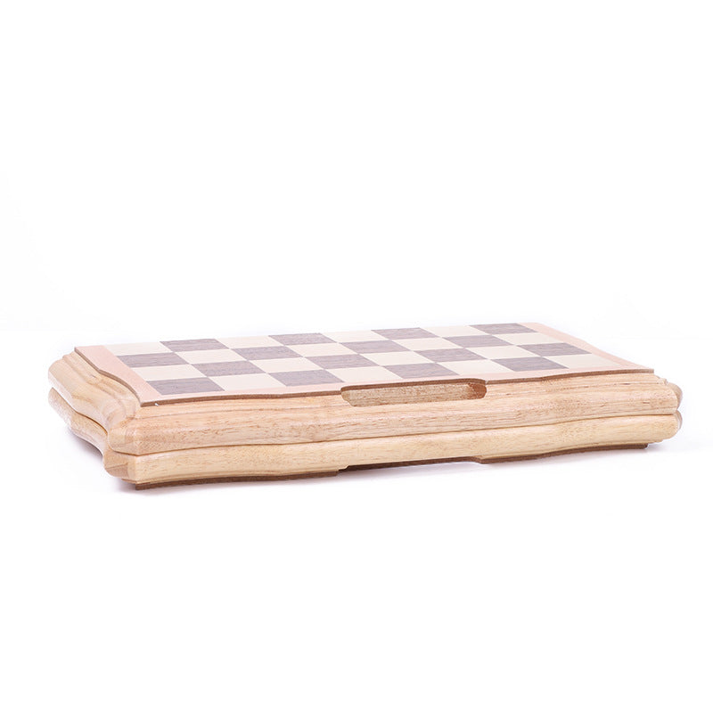 Wooden Chess Board with Handle