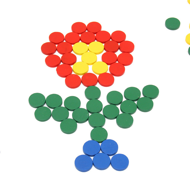 Wood Coins for Mathematics 100pieces