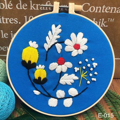 Embroidery Kits Modern Flower