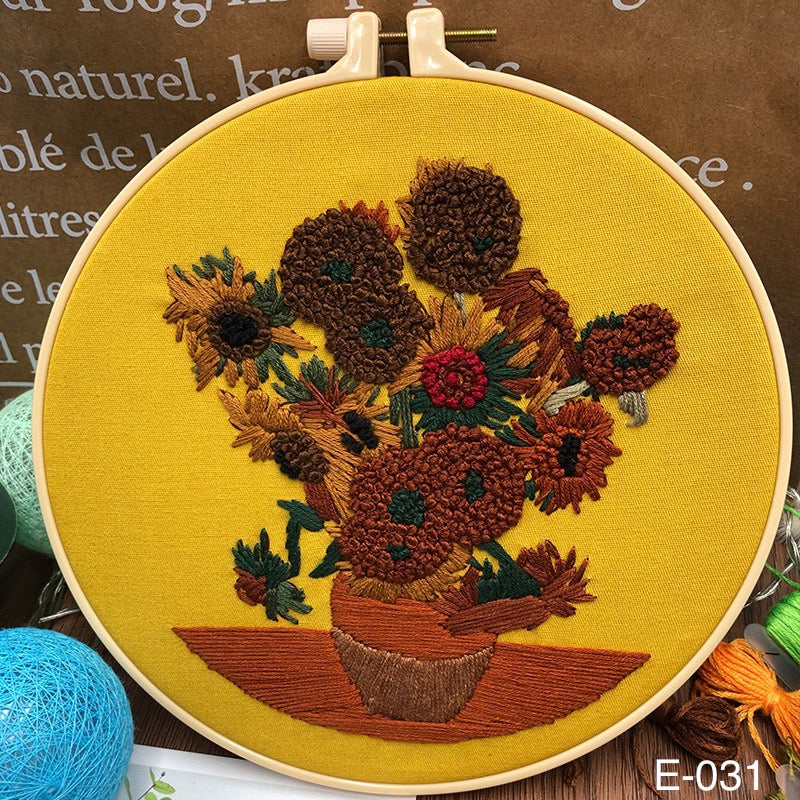 Embroidery Kits Modern Flower