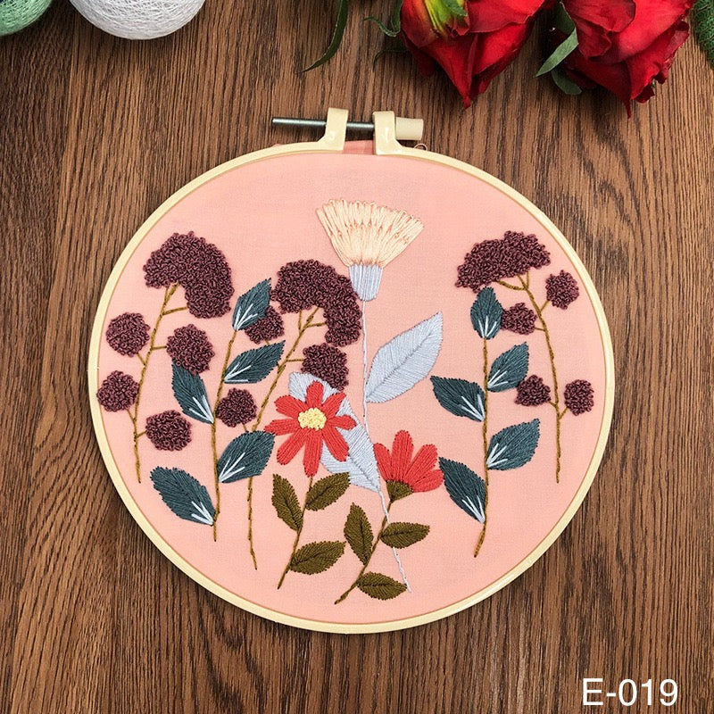 Embroidery Kits Flower series