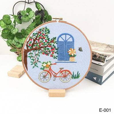 Embroidery Starter Kits European-Style Garden Plants