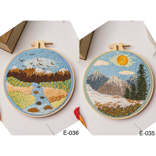 Embroidery Kits Beautiful Scenery