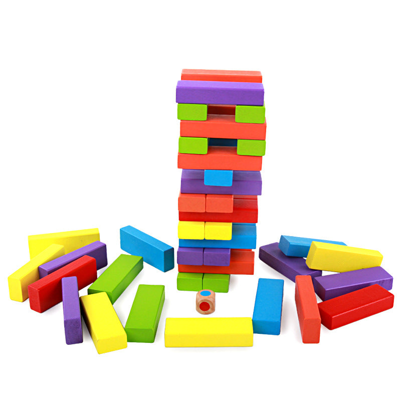 Colorful jenga sale