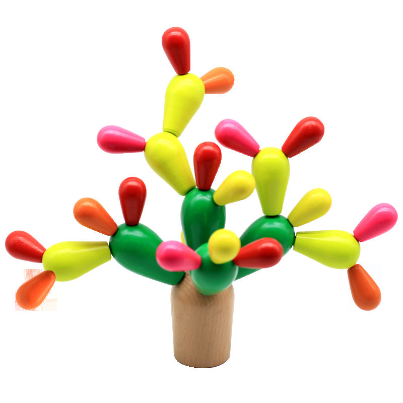 Wood Cactus Toy for Kids