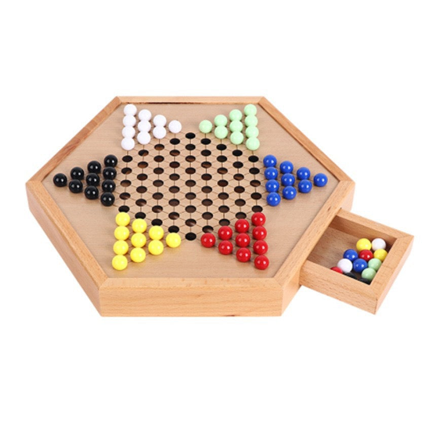 Stern Halma Wooden Chinese Checkers 28x32cm – Boardgames and Puzzles