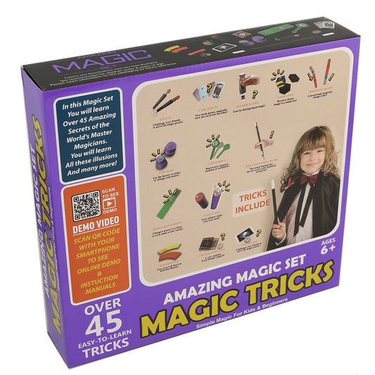 Magic Tricks for Kids and Beginners Over 45 Easy-To-Learn Tricks