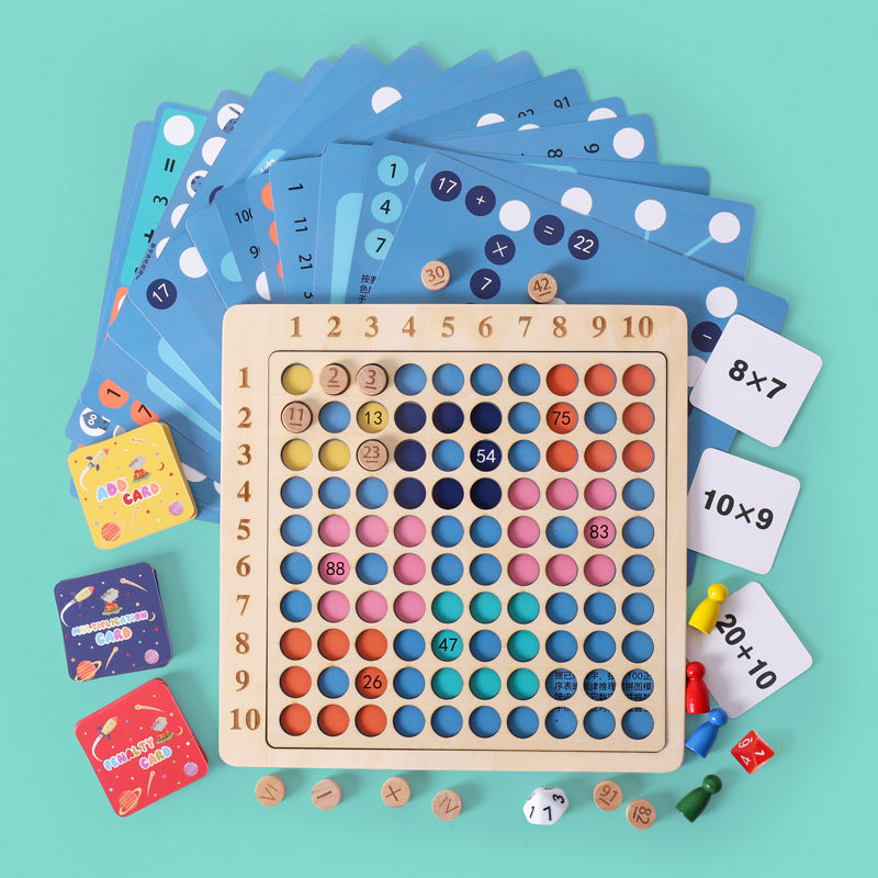 Math Learning Board Game