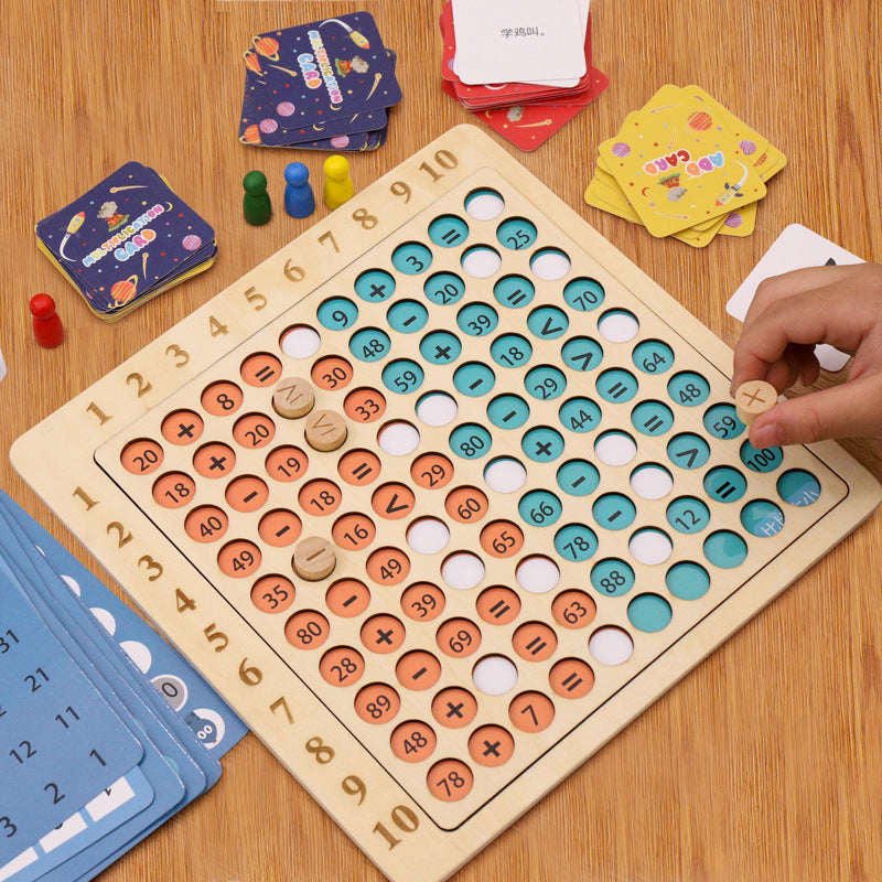 Math Learning Board Game