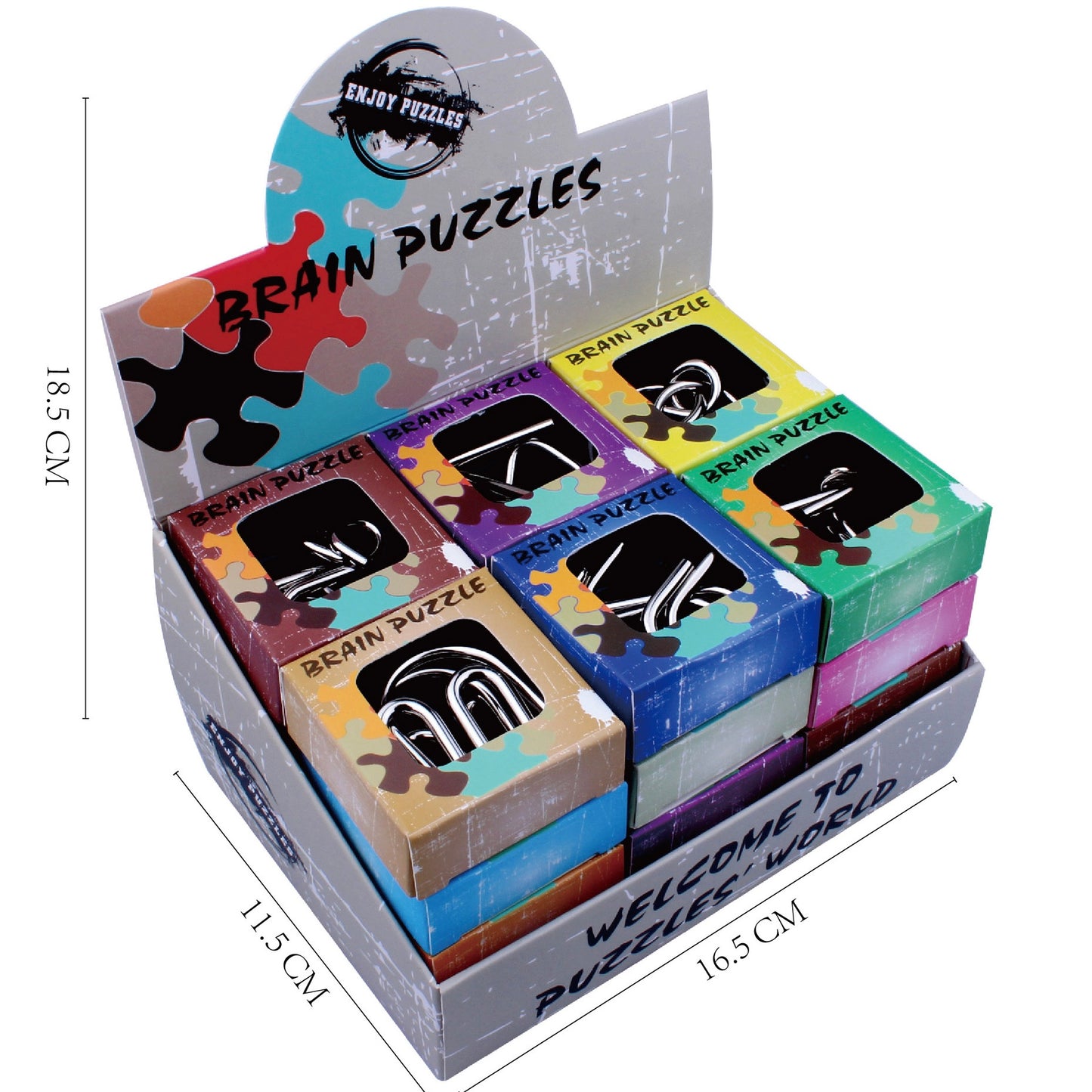 Metal Puzzle 24 Pieces Set