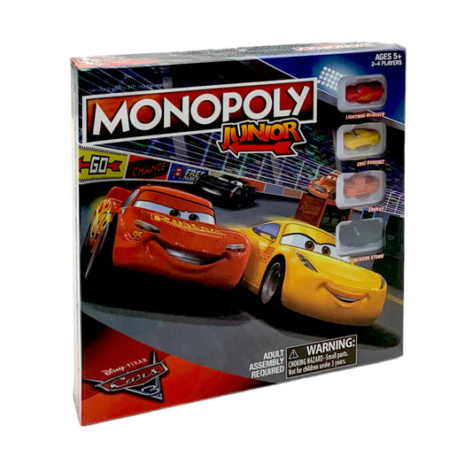 Monopoly Junior: Disney Pixar Cars 3 Edition