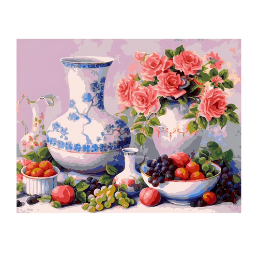 Fruits and Flower Painting