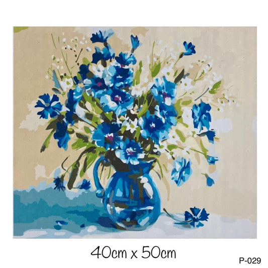 Blue Flower Painting