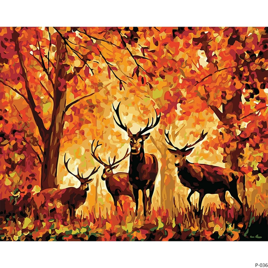 Deers Painting