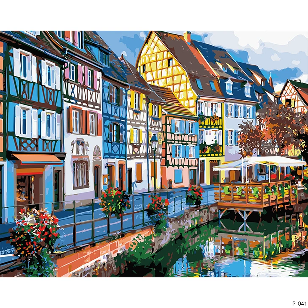 European Town Painting