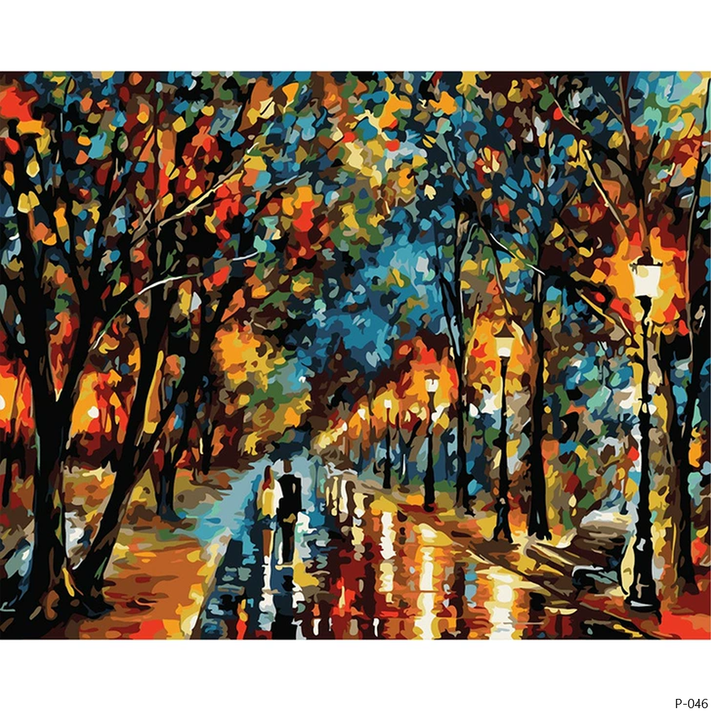 Orange night Painting