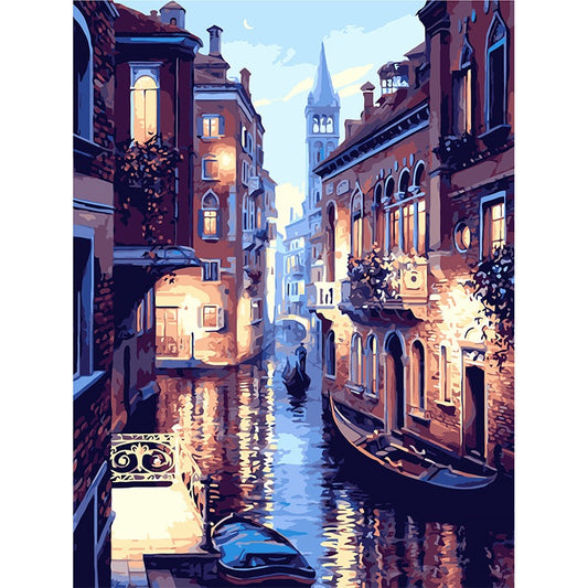 Night Venice Painting