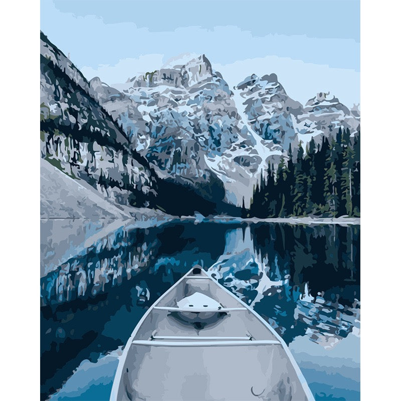 Moraine Lake Painting