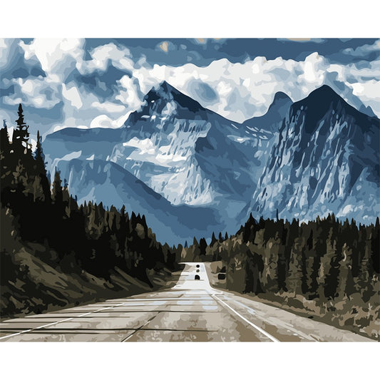 Road to Great Mountain Painting