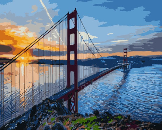 San Francisco Bridge Painting