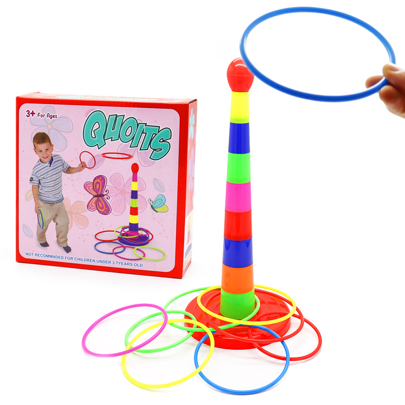 Quoits Plastic Ring Tossing Game for Kids – Boardgames and Puzzles