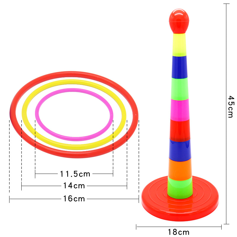 Quoits Plastic Ring Tossing Game for Kids – Boardgames and Puzzles