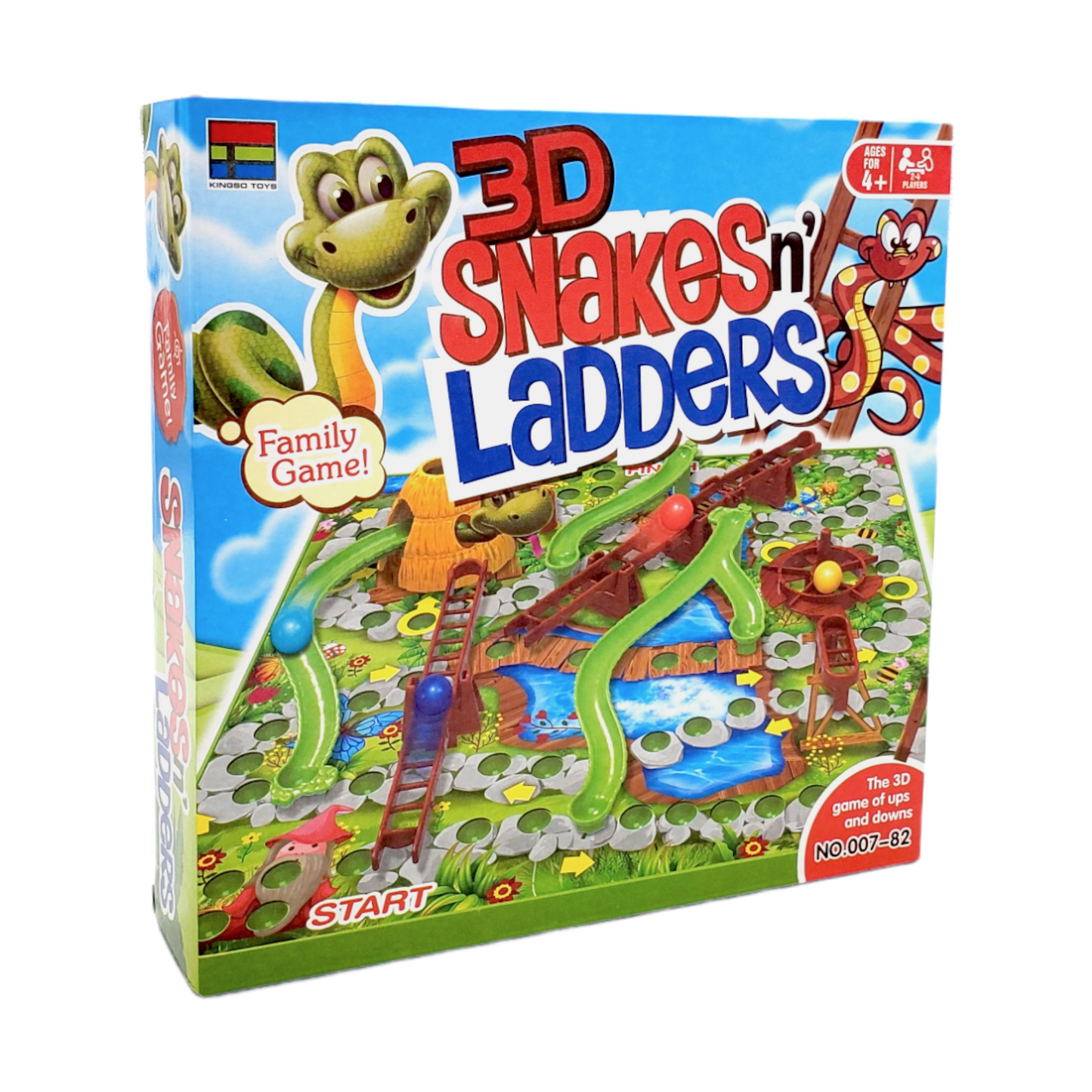 3D Snakes and Ladders