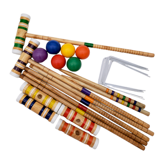 Wood Croquet for 6 Players 70cm