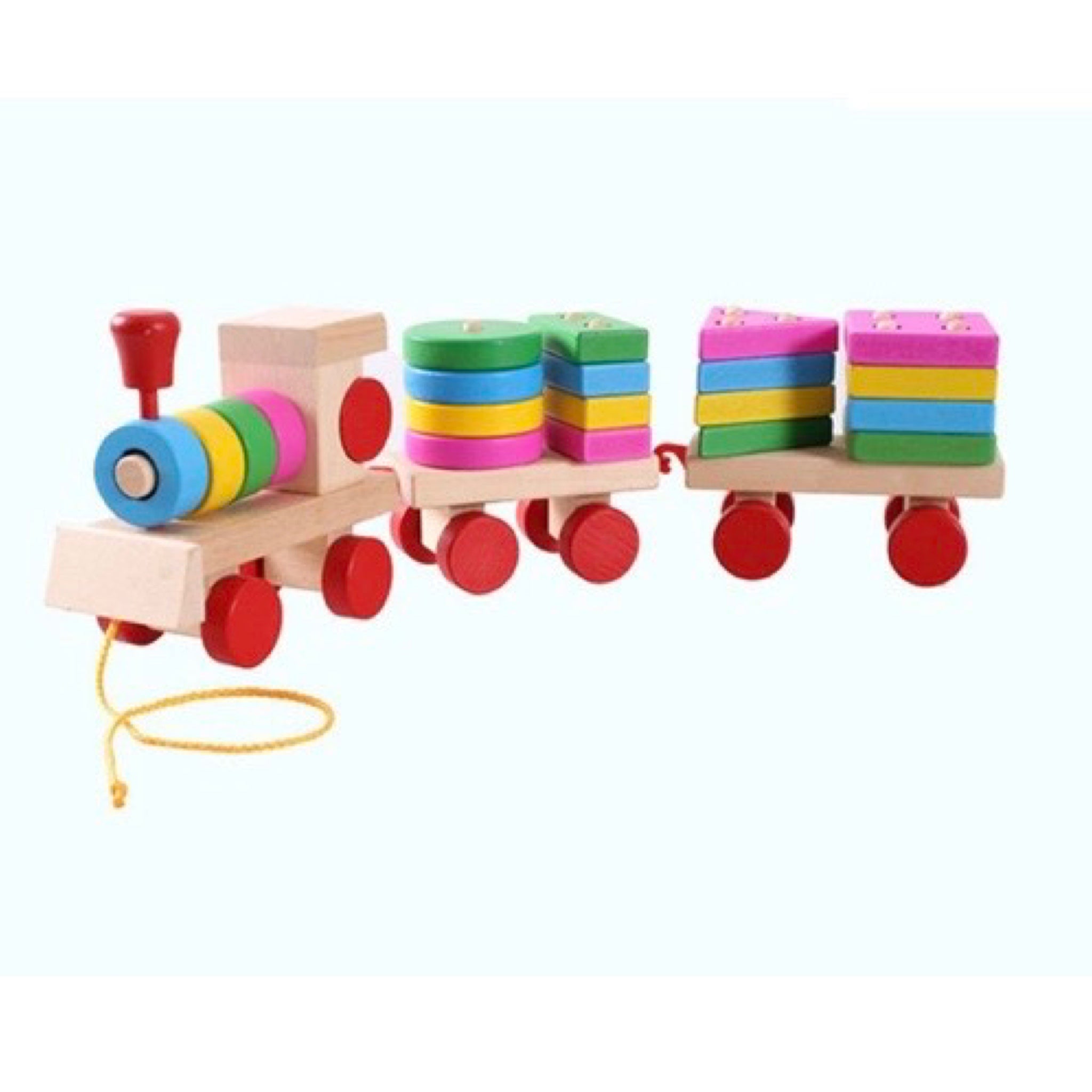 Wooden Train Blocks Midium Size – Boardgames and Puzzles