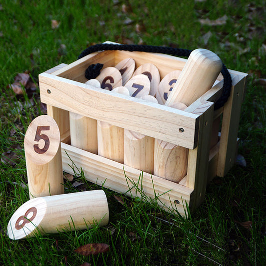 Number Kubb -Wooden Throwing Game